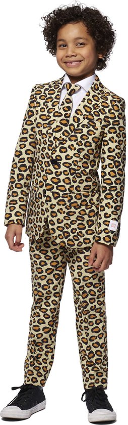 OppoSuits The Jag - Jongens Pak - Carnaval - Maat: 4 jaar - Feest