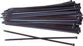 Kortpack - Kabelbinders/ Tyraps 100mm lang x 2.5mm breed - Bruin - 1000 stuks - Treksterkte: 8.1kg - Bundeldiameter: 22mm - Bundelbandjes - (099.0394)