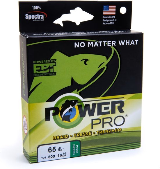 Power Pro - Dyneema - Moss Green - 0.06mm - 135m - Groen van Power Pro — afbeelding 2