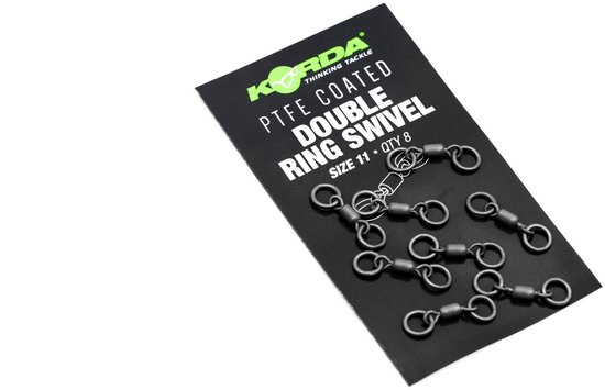 Korda PTFE Double Ring Swivel Size 11 - Wartels van Korda — afbeelding 3