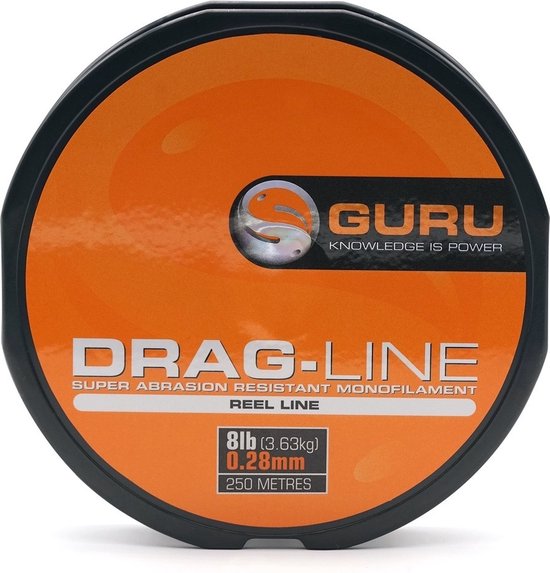 Guru Drag Line - Nylon lijn - 0,20 mm - 8lb - 250 m van Guru — afbeelding 3