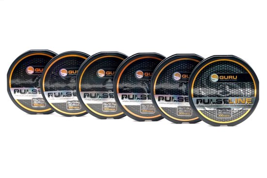 Guru - Pulse-Line | Ligne de pêche en nylon | 0,28 mm - Transparent