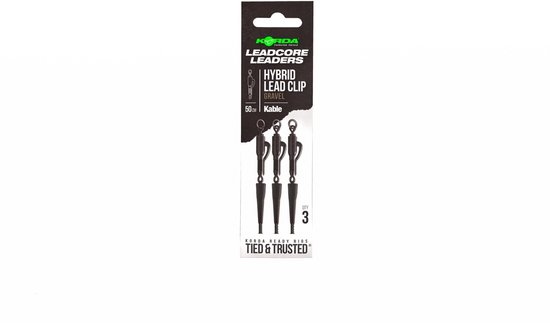 Korda Kable leadcore leader hybrid lead clip