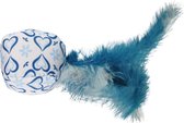 Boule de Glace Jouet Flamant Rose avec Plumes - Bleu -