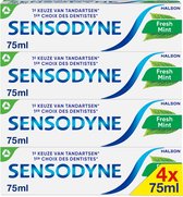 Bol.com Sensodyne Fresh Mint tandpasta voor gevoelige tanden 4x75ml aanbieding
