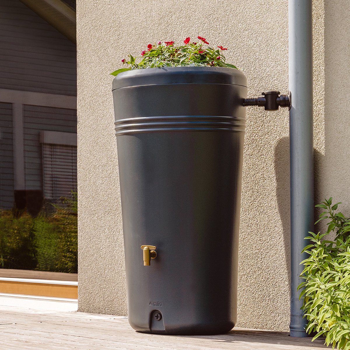 Garantia Regenton Azura - 230 liter - Antraciet