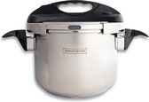 Royalty Line® PS10L Snelkookpan Inductie - 10 Liter - Voor Alle Warmtebronnen - Pressure Cooker - Instant koken - Eenhandig Mechanisme - RVS