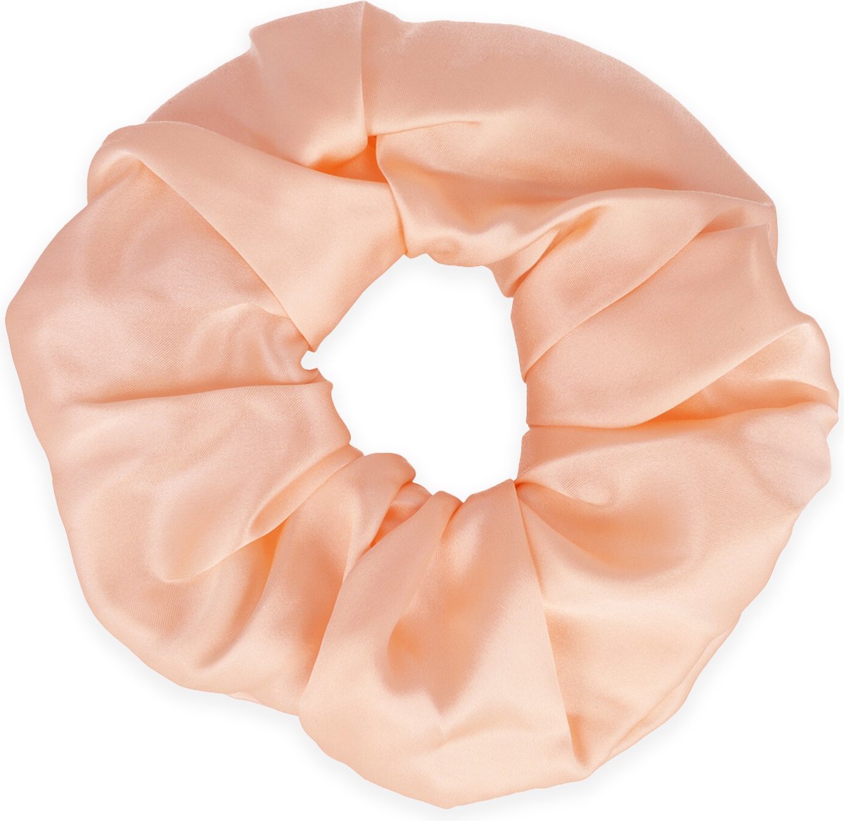 Lajetti - 100% Zijden Scrunchie Zalmroze - Moerbei Zijde Haarelastiek