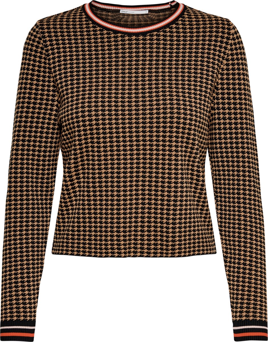 ONLY - Pull - Maat M - Vrouwen - Black Pattern -