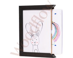 Woodflow Frameflip houten wissellijst - A4 Zwart