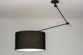 Lumidora Hanglamp 30738 - BRISBANE - E27 - Zwart - Metaal - ⌀ 45 cm
