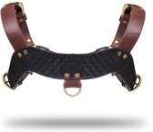 Liebe Seele - The Equestrian Leather Chest Harness - Leren Harnas Riemenbody S/M