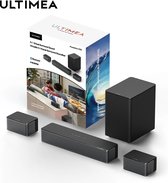 ULTIMEA - 5.1 Surround Sound - 3D Modus - Home Cinema - Hi Res Modus - 5 Speakers - 399W - Home Theater