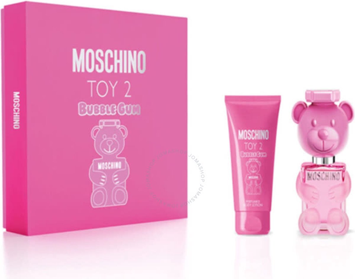 Goedkoopste Moschino Toy 2 Bubble Gum Giftset - 100 ml eau de toilette spray 100 ml bodylotion - cadeauset voor dames