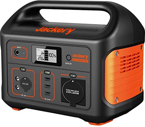 Jackery Explorer 500 - Draagbare Powerstation - powerbank - 230V Power Station generator