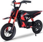 RCB Elektrische Crossmotor voor Kinderen | 300W | 25km/u | 3 Snelheidsstanden | Rood/Zwart
