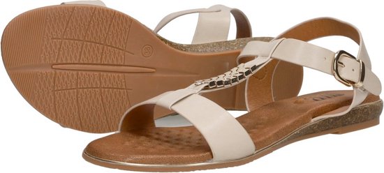 SUB55 Sandales pour femmes Plates Sandales pour femmes Plates - beige - Taille 36