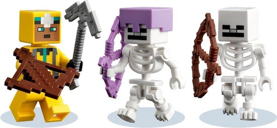 LEGO Minecraft De skeletkerker Speelgoed Halloween Set met Grot, Mobs en Figuren - 21189 - LEGO