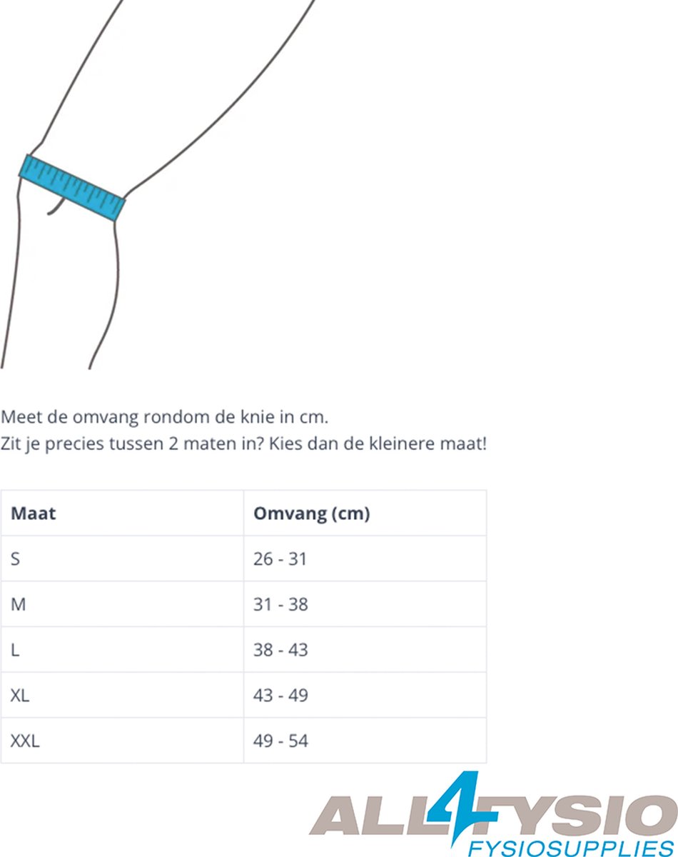 MB Medical Braces Neopreen met baleinen patella luxatie ligament letsel - vocht in knie — afbeelding 5