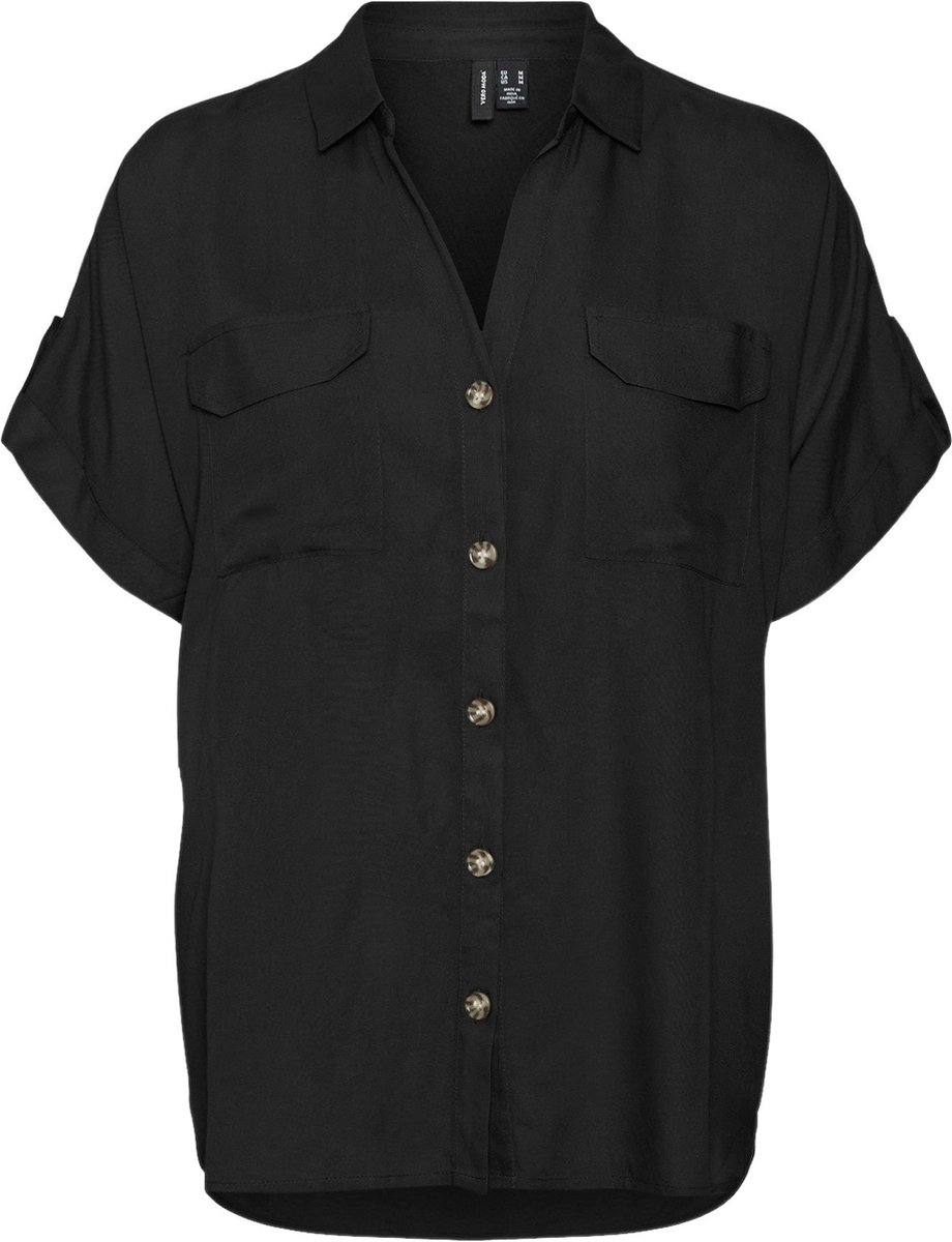 Vero Moda Bumpy Woven SS Top Dames - Maat M