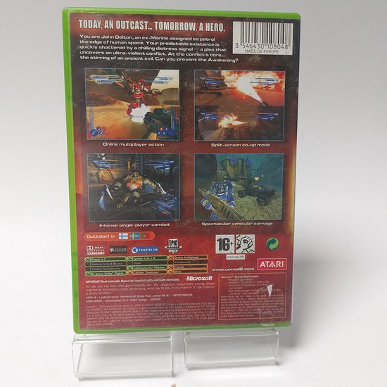 Jeu Xbox Unreal II : The Awakening - Neuf Sous Blister, Jeu FPS Classique