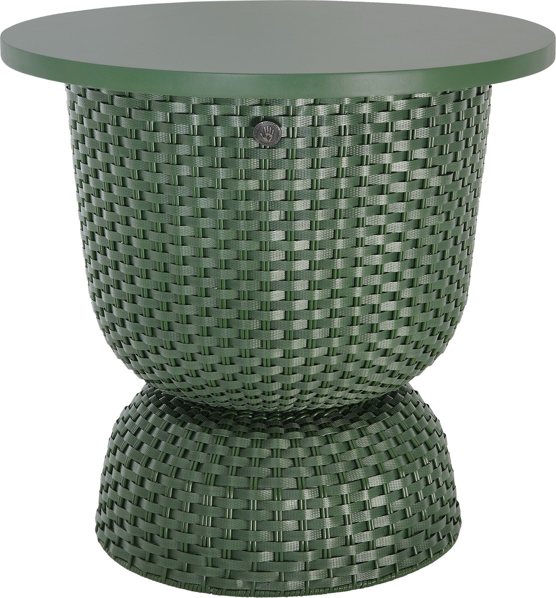 Bijzettafel - Tafel - Sidetable - Opberger - Opbergmand - Handed By Twist Diabolo Table met deksel - donkergroen - hunting green