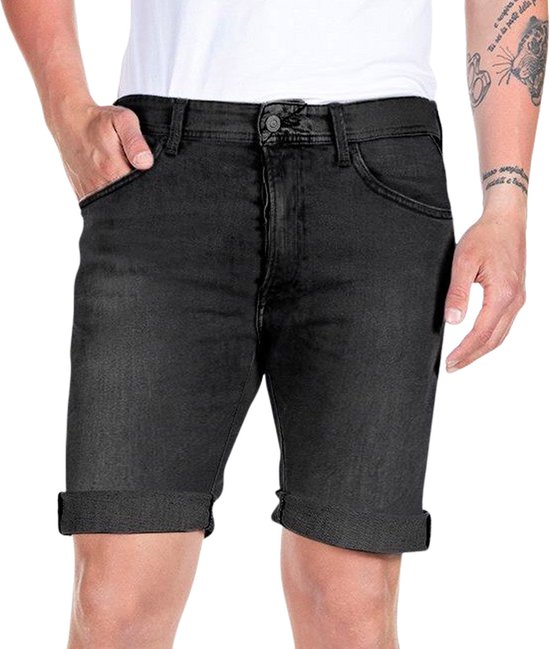 Replay Joe straight fit cargobroek met stretch • Lichtgrijs • de Bijenkorf