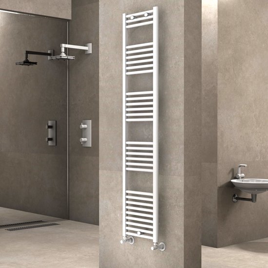 HAÏTI 400 x 1800 Radiateur design Wit radiateur salle de bain