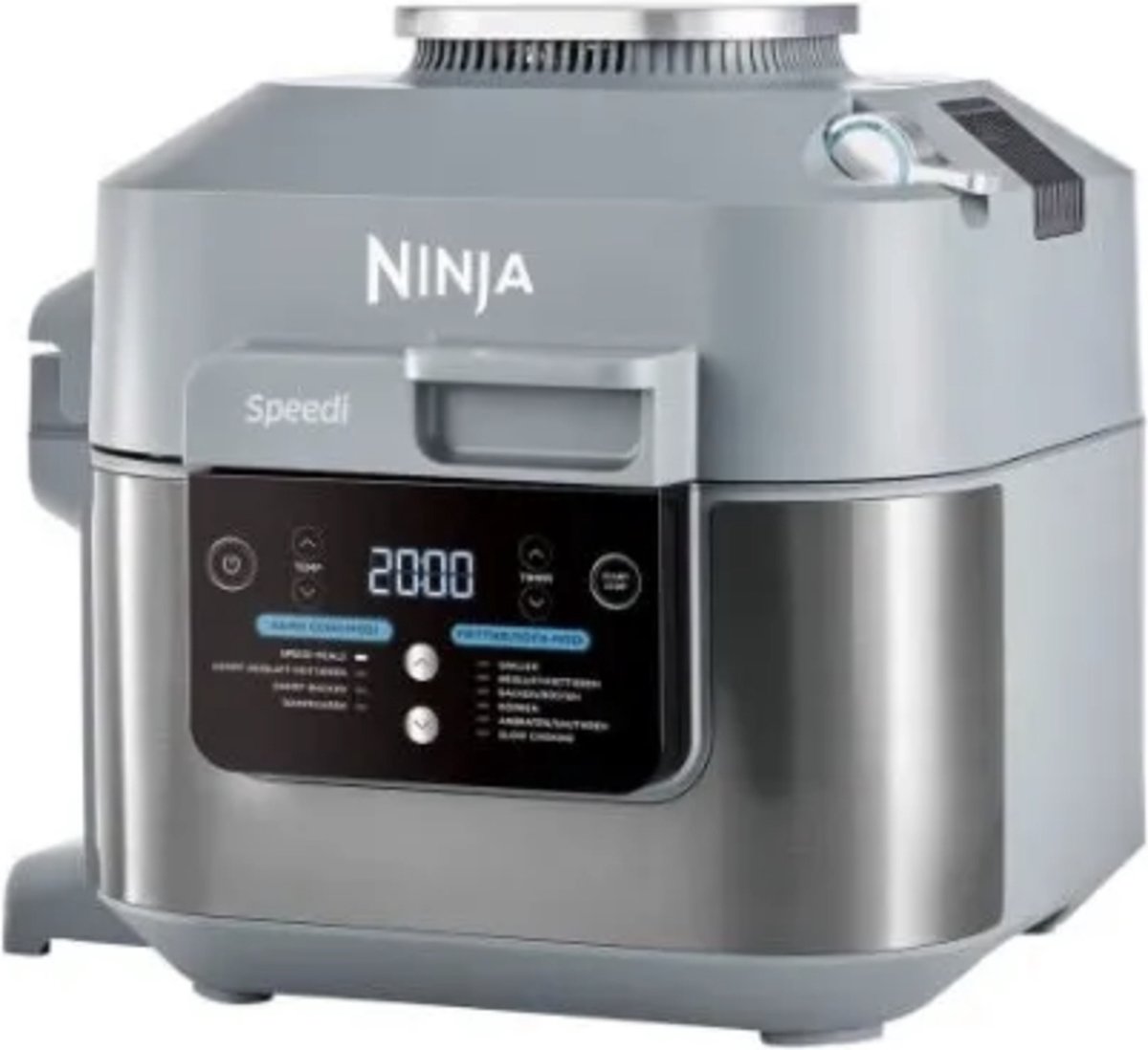 Ninja ON400DE friteuse Enkel 57 l Vrijstaand 1760 W Heteluchtfriteuse Grijs
