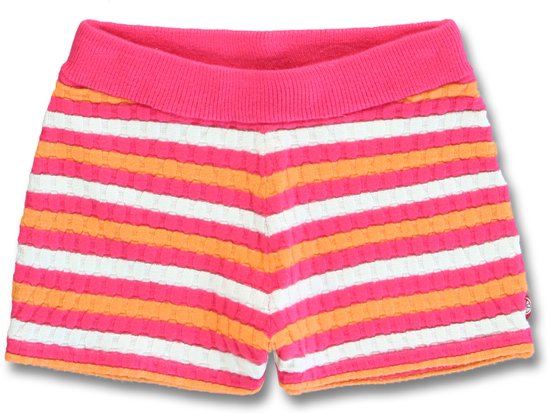 Lemon Beret short meisjes - fuchsia - streep - 155010 - maat 110