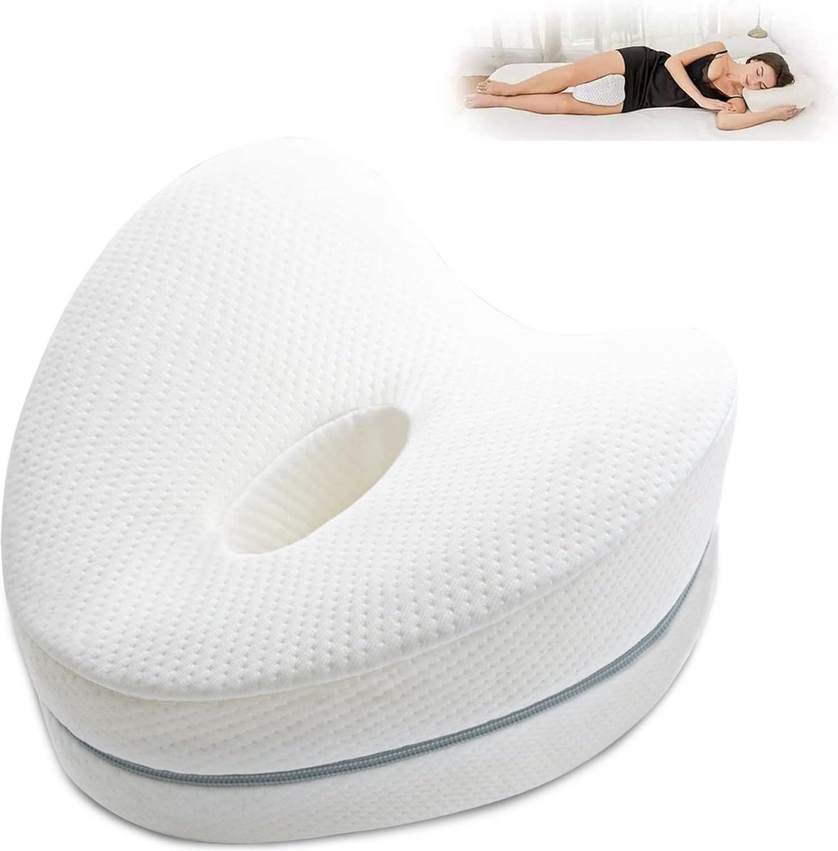 Goedkoopste Kniekussen Voor In Bed - Houding Correctie - Kussen Benen - Kniekussen - Beenkussen - Knie Kussen - Kniekussens