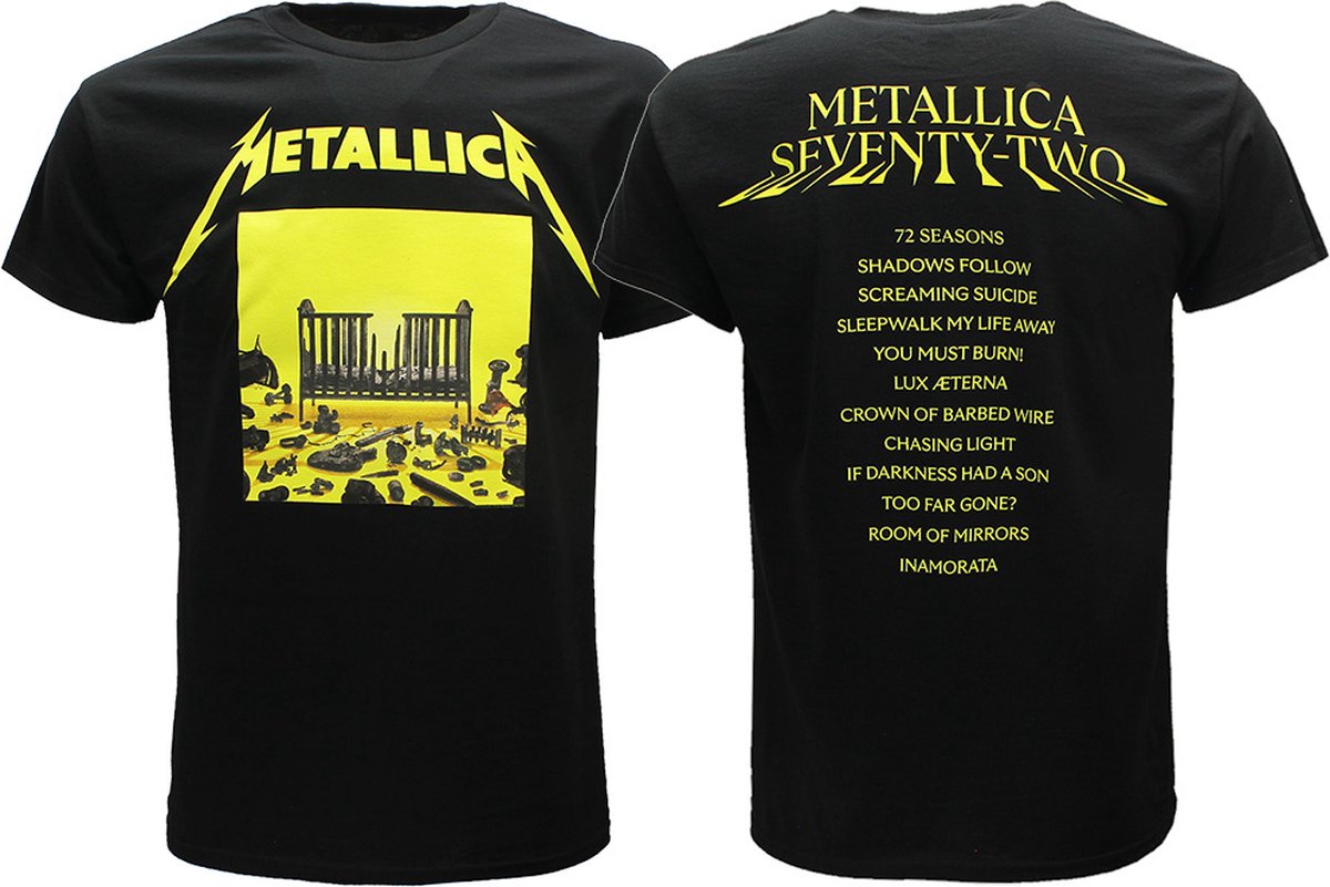 Metallica 72 Seasons Burnt Crib T-Shirt - Officiële Merchandise - XL