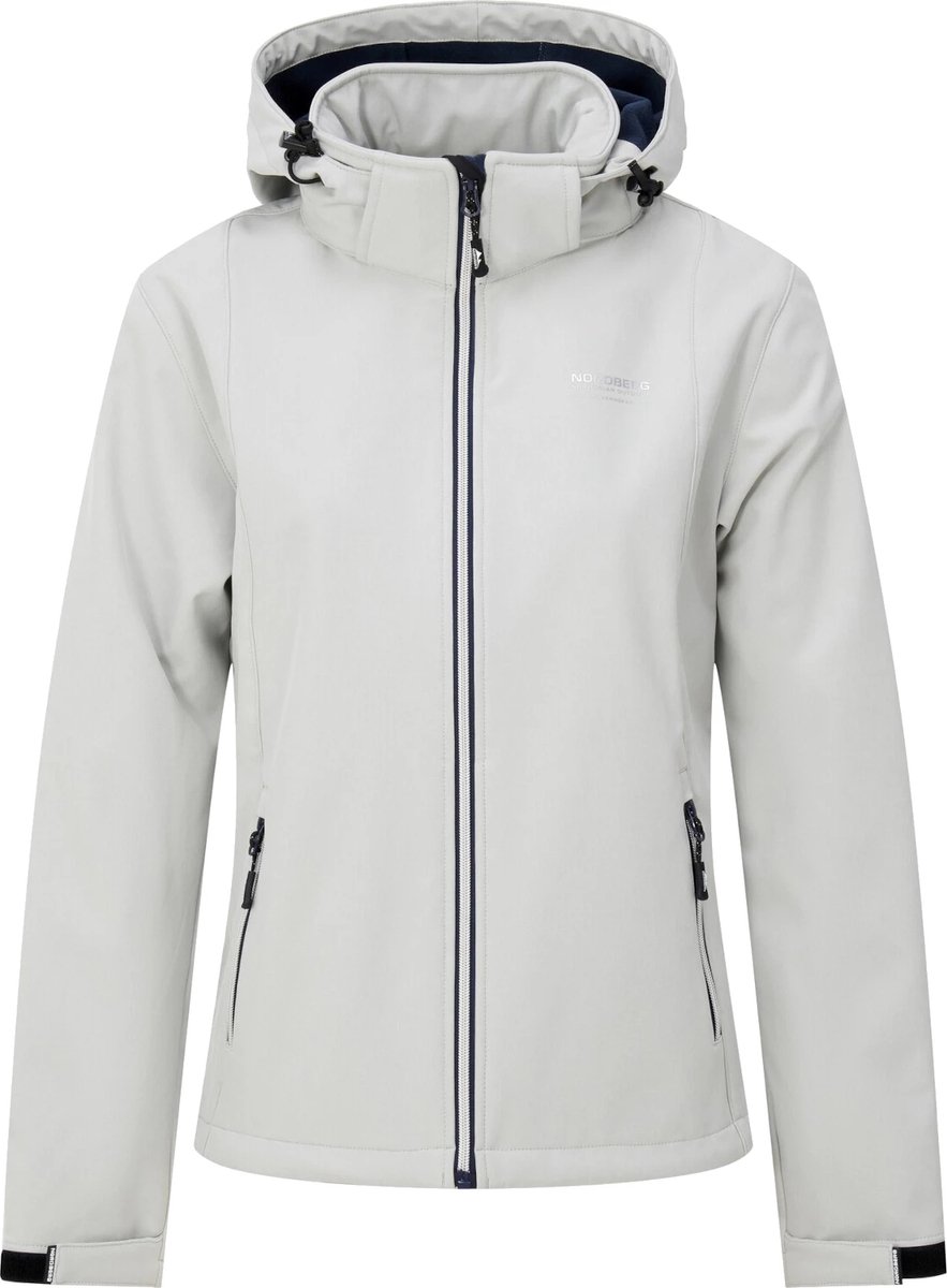 Nordberg Rinda Softshell Outdoor Zomerjas Dames Off Wit