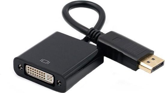 XIB Displayport naar DVI / DP to DVI adapter - Zwart | bol.com