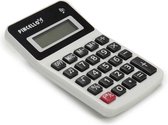 Pincello - Calculatrice/calculatrice - blanc - 7 x 11 cm - pour l'école ou le bureau - Solar