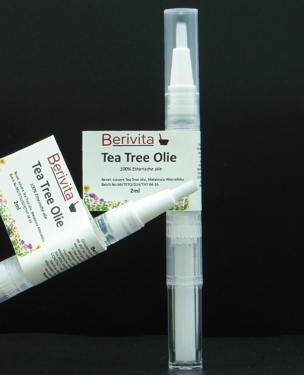 Goedkoopste Tea Tree Olie Pen met Kwast - 100 Etherische Olie van Theeboom - Tea Tree Etherische Olie
