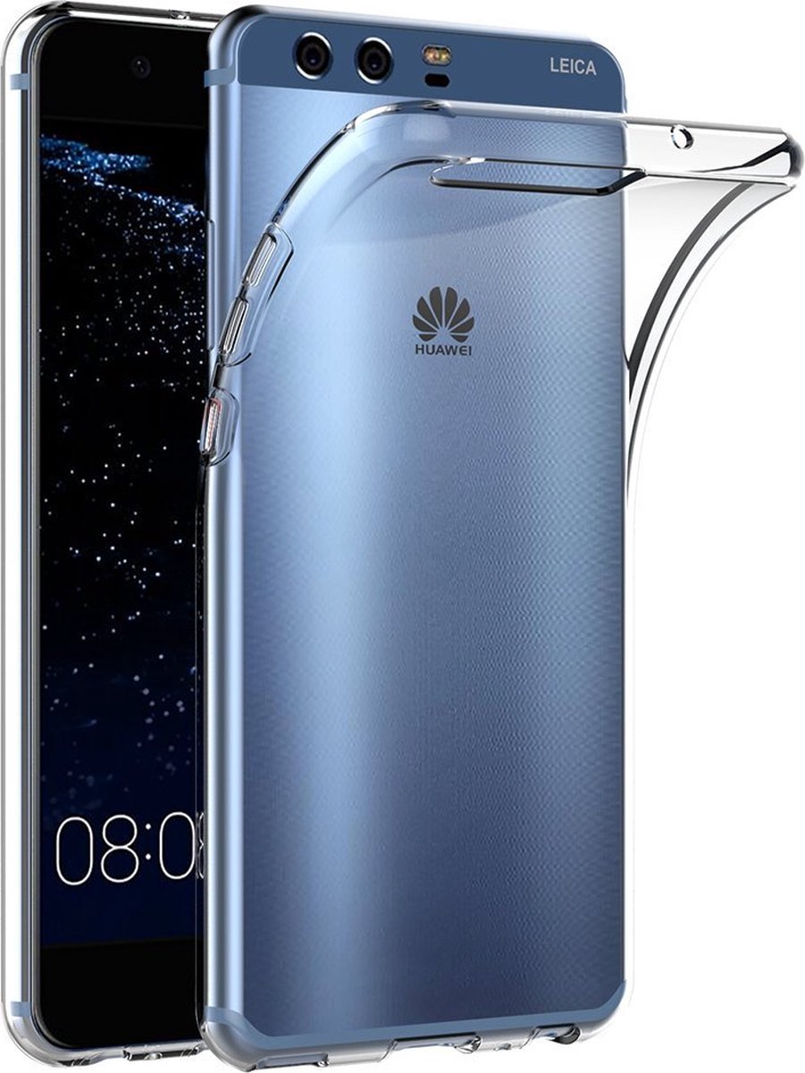 Hoesje voor Huawei P10 backcover Shockproof siliconen Transparant