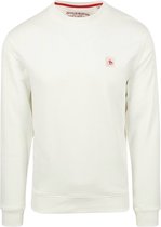 Scotch & Soda Sweater Essential Logo Badge Sweatshirt 175681 6870 Swan Taille Homme - XL