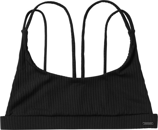 Mystic Bodil Strappy Bikini Top - 240222 - Black - 42