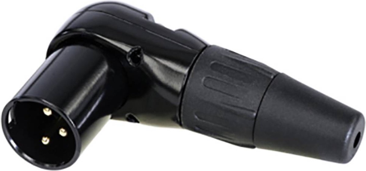Rean AV RC3MR-B XLR-connector Stekker, haaks Aantal polen: 3 1 stuk(s)