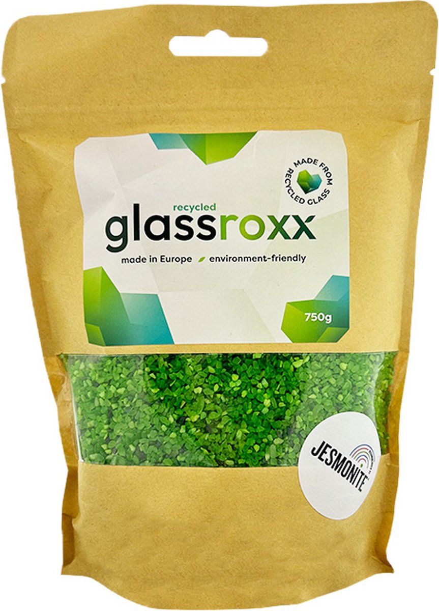 GlassRoxx Small Neon Green pouch 750gr-RBJ