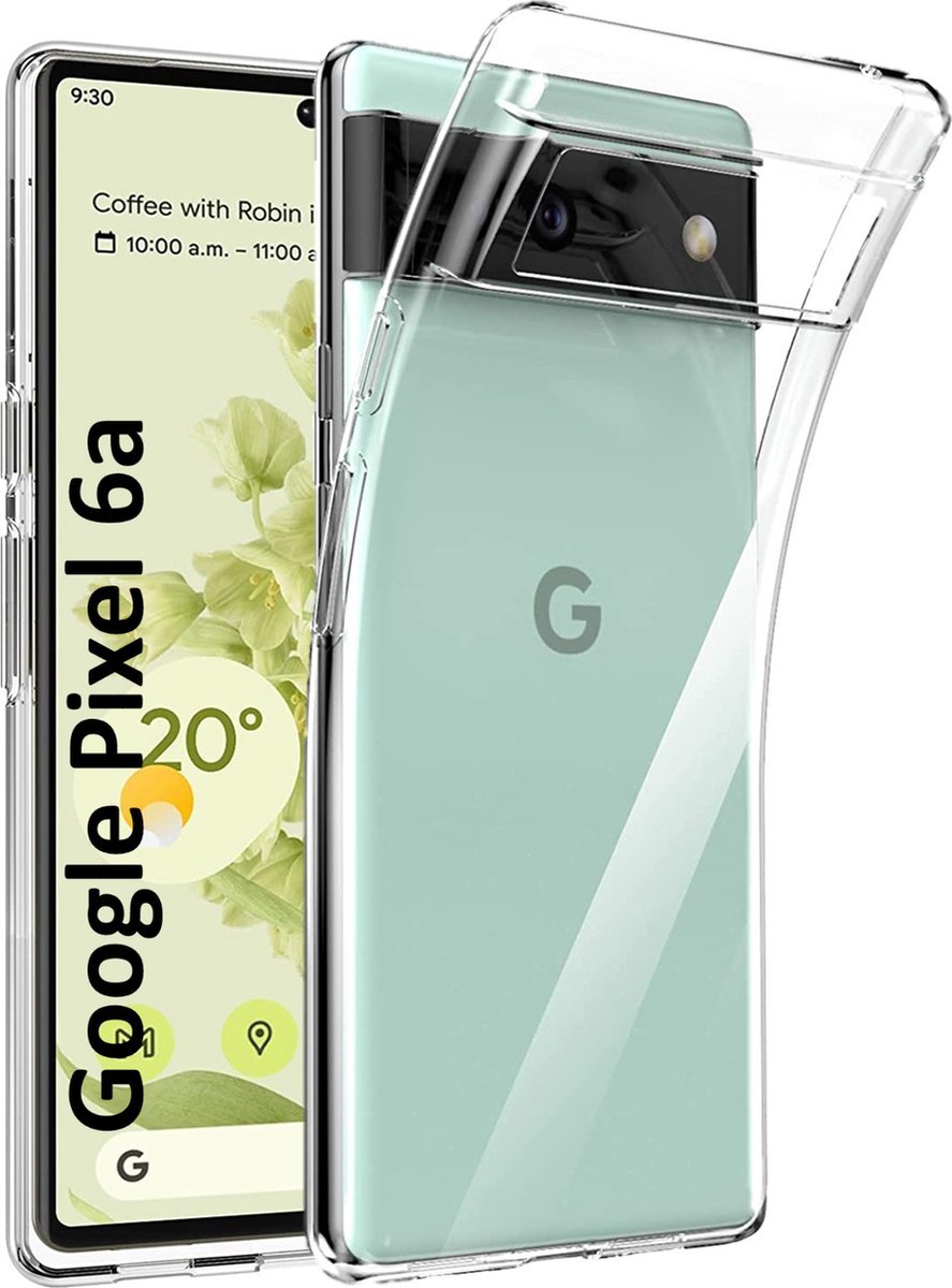 Hoesje voor Google Pixel 6A backcover Shockproof siliconen Transparant