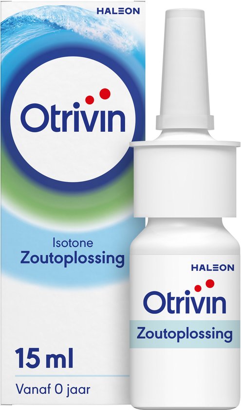 Otrivin Zoutoplossing Neusspray bij een verstopte neus 15 ml