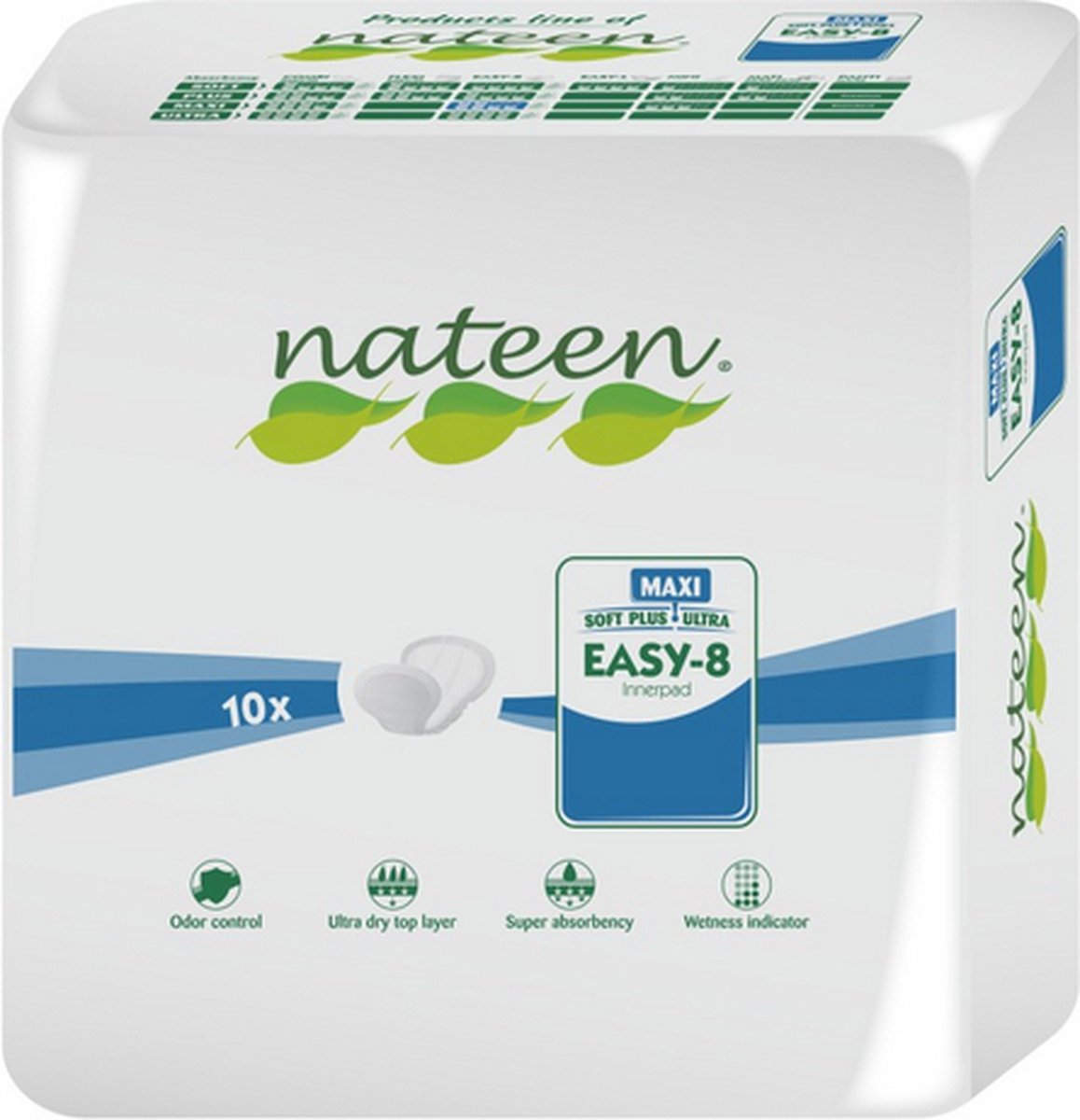 Goedkoopste Nateen Easy-8 Maxi - 8 pakken van 10 stuks