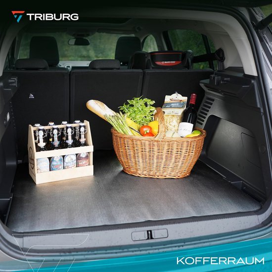 WALSER op maat gesneden antislipmat 41x28 cm, veelzijdige rubberen mat voor auto/garage/huishouden, antislip rubberen automat, antislipmat auto zwart