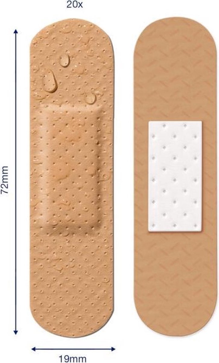 Injectiepleisters Universal - Wondpleister - Pleisters - 2,5 x 7,2 cm - 100 strips