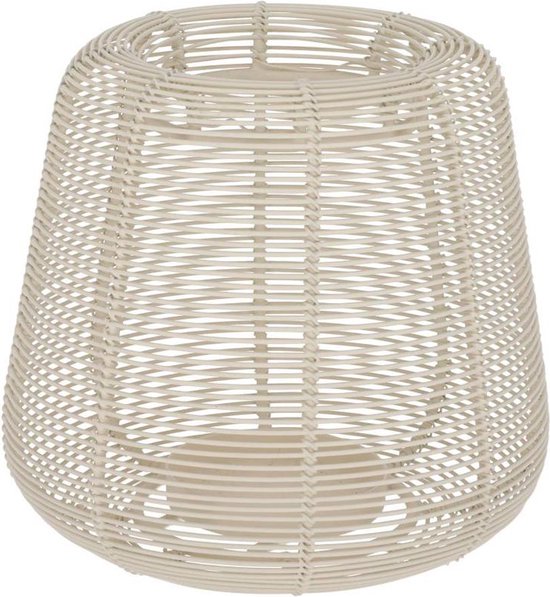 JENS LIVING - Lanterne SIL - Beige/blanc - petite - 19 cm