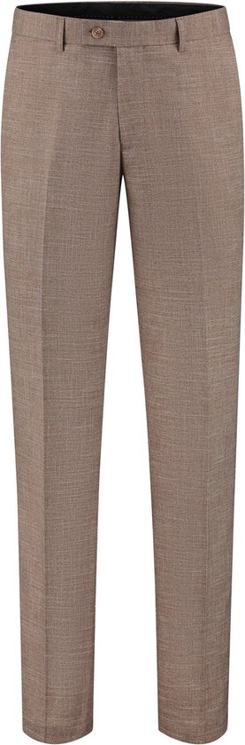 Gents - Pantalon linnenlook bruin - Maat 27