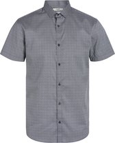 Jack & Jones Overhemd Jprblacardiff Print Shirt S/s Ss24 12254795 Navy Blazer/confort Fl Mannen Maat - XXL