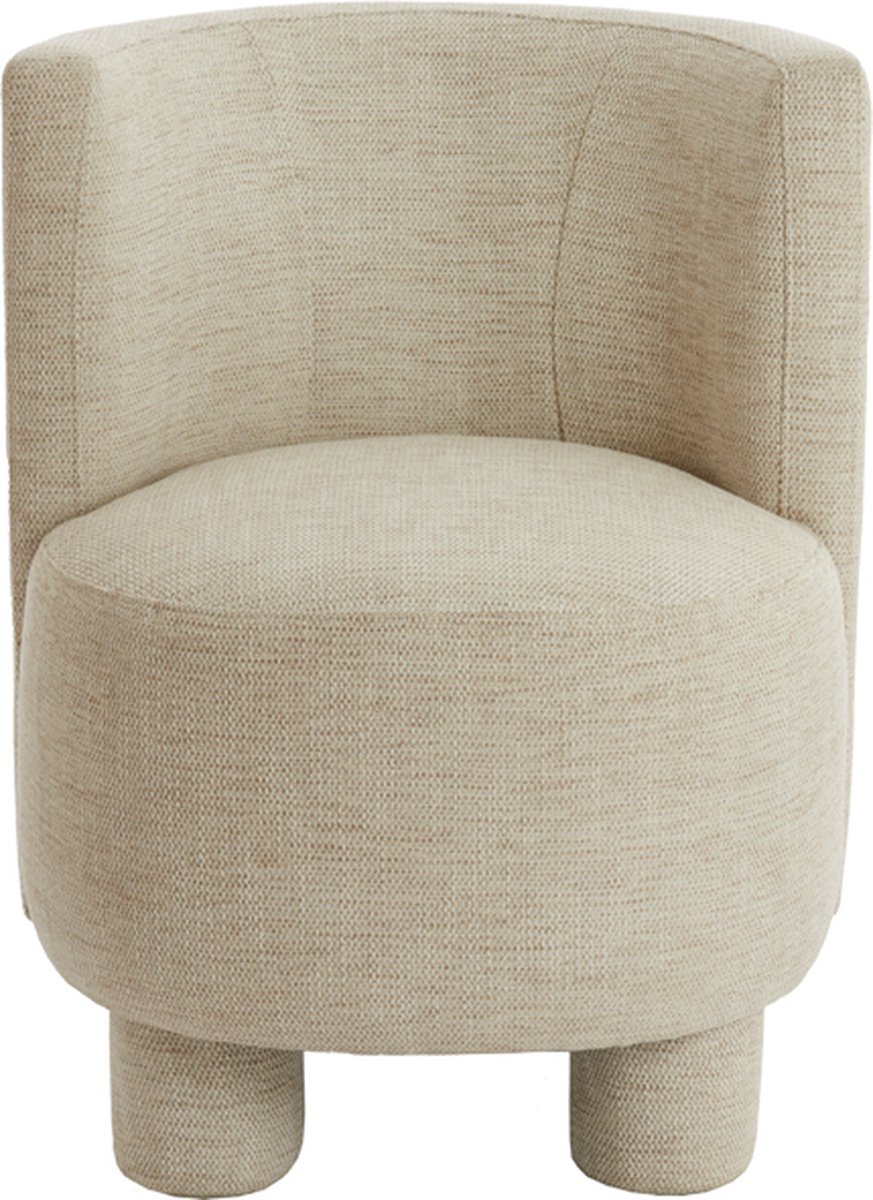 Stoel KAMOVA - Ø65x78cm - Bruin